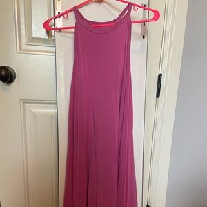 Simple Pink T-Shirt Dress